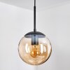 Gastor lampa wisząca, kula świetlna bursztynowy, 1-punktowy
