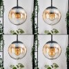 Gastor lampa wisząca, kula świetlna bursztynowy, przezroczysty, 1-punktowy