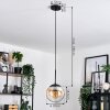Gastor lampa wisząca, kula świetlna bursztynowy, przezroczysty, 1-punktowy
