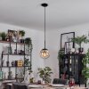 Gastor lampa wisząca, kula świetlna bursztynowy, przezroczysty, 1-punktowy