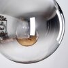 Gastor Lampa wisząca, Kula świetlna Chrom, Przezroczysty, Przydymiony, 1-punktowy