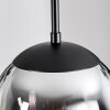 Gastor Lampa wisząca, Kula świetlna Chrom, Przezroczysty, Przydymiony, 1-punktowy
