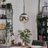 Gastor Lampa wisząca, Kula świetlna Chrom, Przezroczysty, Przydymiony, 1-punktowy