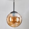 Gastor lampa wisząca, kula świetlna 25 cm bursztynowy, 1-punktowy