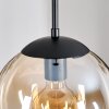 Gastor Lampa wisząca, Kula świetlna 25 cm W kolorze bursztynu, Przezroczysty, 1-punktowy