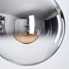 Gastor Lampa wisząca, Kula świetlna 25 cm Chrom, Przezroczysty, Przydymiony, 1-punktowy