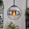 Gastor Lampa wisząca, Kula świetlna 25 cm Chrom, Przezroczysty, Przydymiony, 1-punktowy