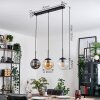 Gastor lampa wisząca, kula świetlna bursztynowy, przezroczysty, przydymiony, 3-punktowe