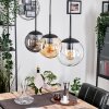 Gastor lampa wisząca, kula świetlna bursztynowy, przezroczysty, przydymiony, 3-punktowe