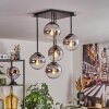 Gastor Lampa sufitowa, Kula świetlna Chrom, Przezroczysty, Przydymiony, 5-punktowe