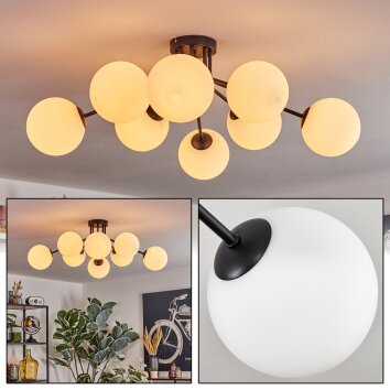 Gastor Lampa sufitowa, Kula świetlna 87 cm Biały, 8-punktowe