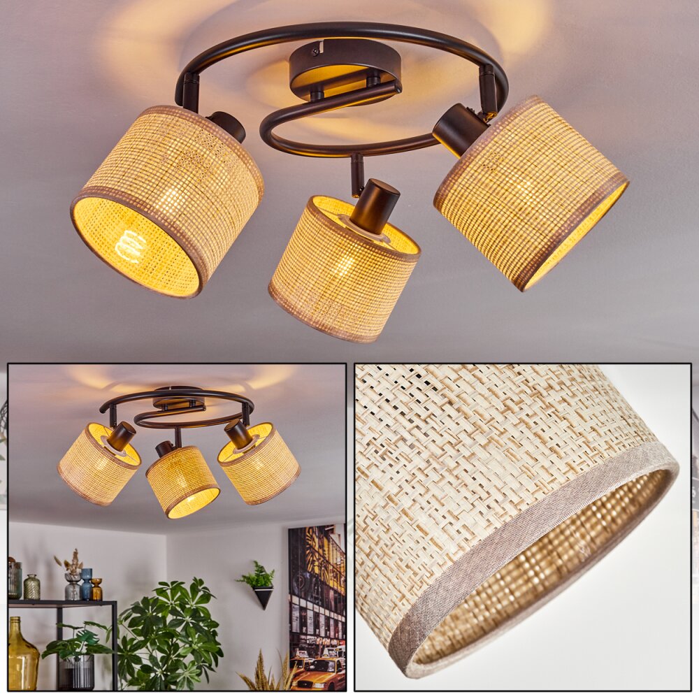 Sabadim Lampa sufitowa Czarny, 3-punktowe main product photo