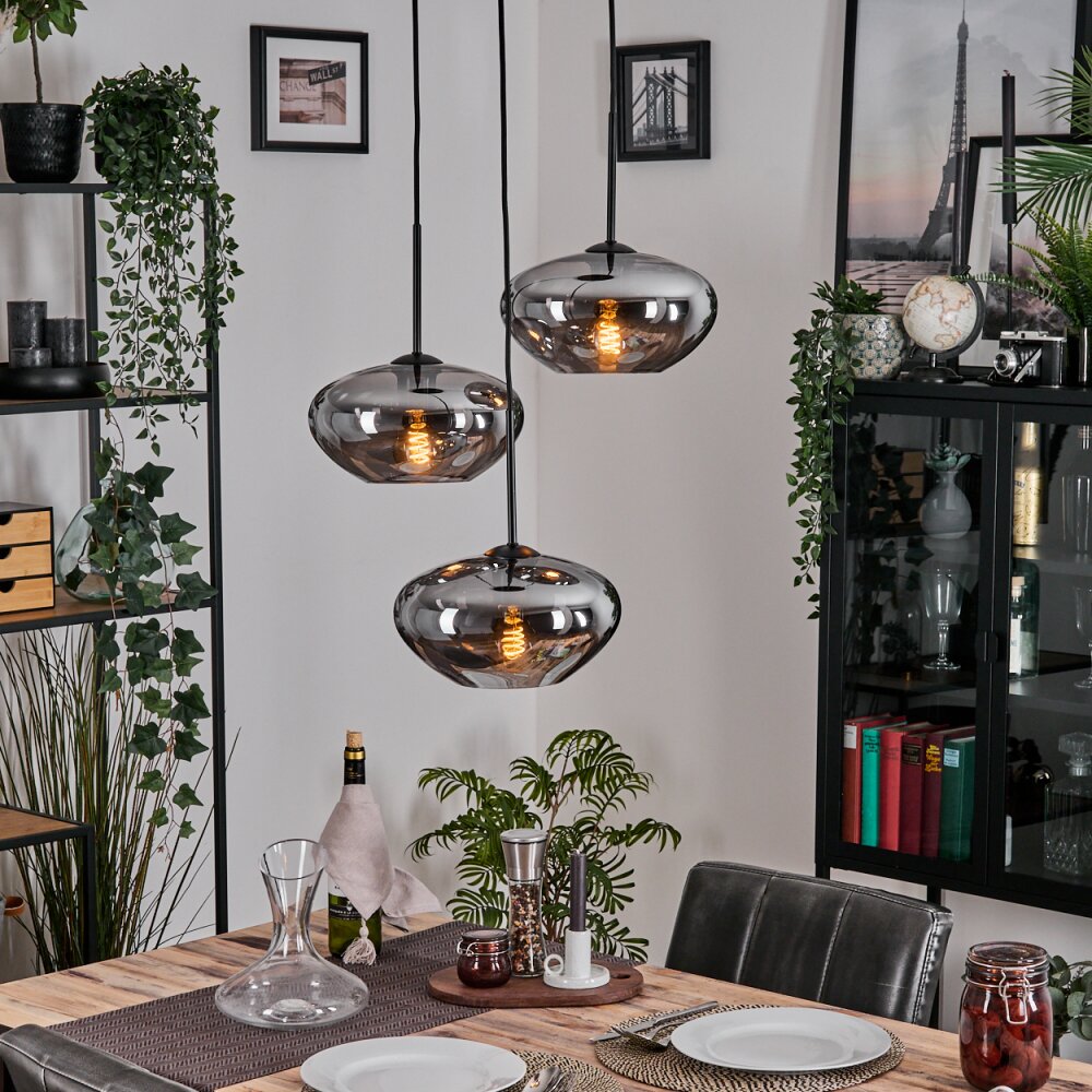 Mertola Lampa wisząca, Kula świetlna Czarny, 3-punktowe main product photo