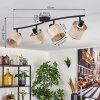 Bassagoda Lampa sufitowa Czarny, 4-punktowe