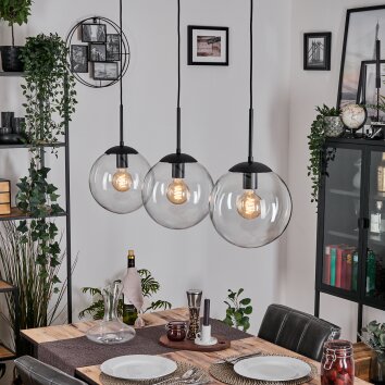 Gastor Lampa wisząca, Kula świetlna Czarny, 3-punktowe