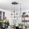Koyoto Lampa wisząca, Kula świetlna 35 cm Przezroczysty, 4-punktowe