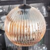 Koyoto lampa wisząca, kula świetlna 35 cm bursztynowy, 4-punktowe