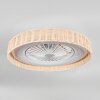 Benasal lampa sufitowa, wentylator sufitowy z oświetleniem kolory naturalne, biały, 1-punktowy, Zdalne sterowanie