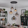 Gastor Lampa wisząca, Kula świetlna 45 cm Czarny, 5-punktowe