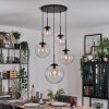 Gastor Lampa wisząca, Kula świetlna 45 cm Czarny, 5-punktowe