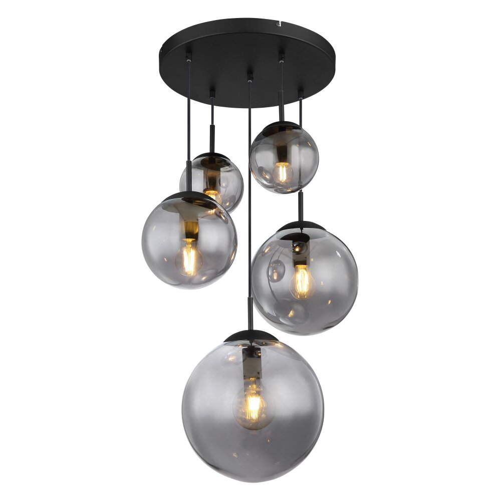 Oświetlenie Globo JOEL Lampa wisząca Czarny, 5-punktowe main product photo