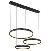 Oświetlenie Globo HALLI Lampa wisząca LED Czarny, 1-punktowy