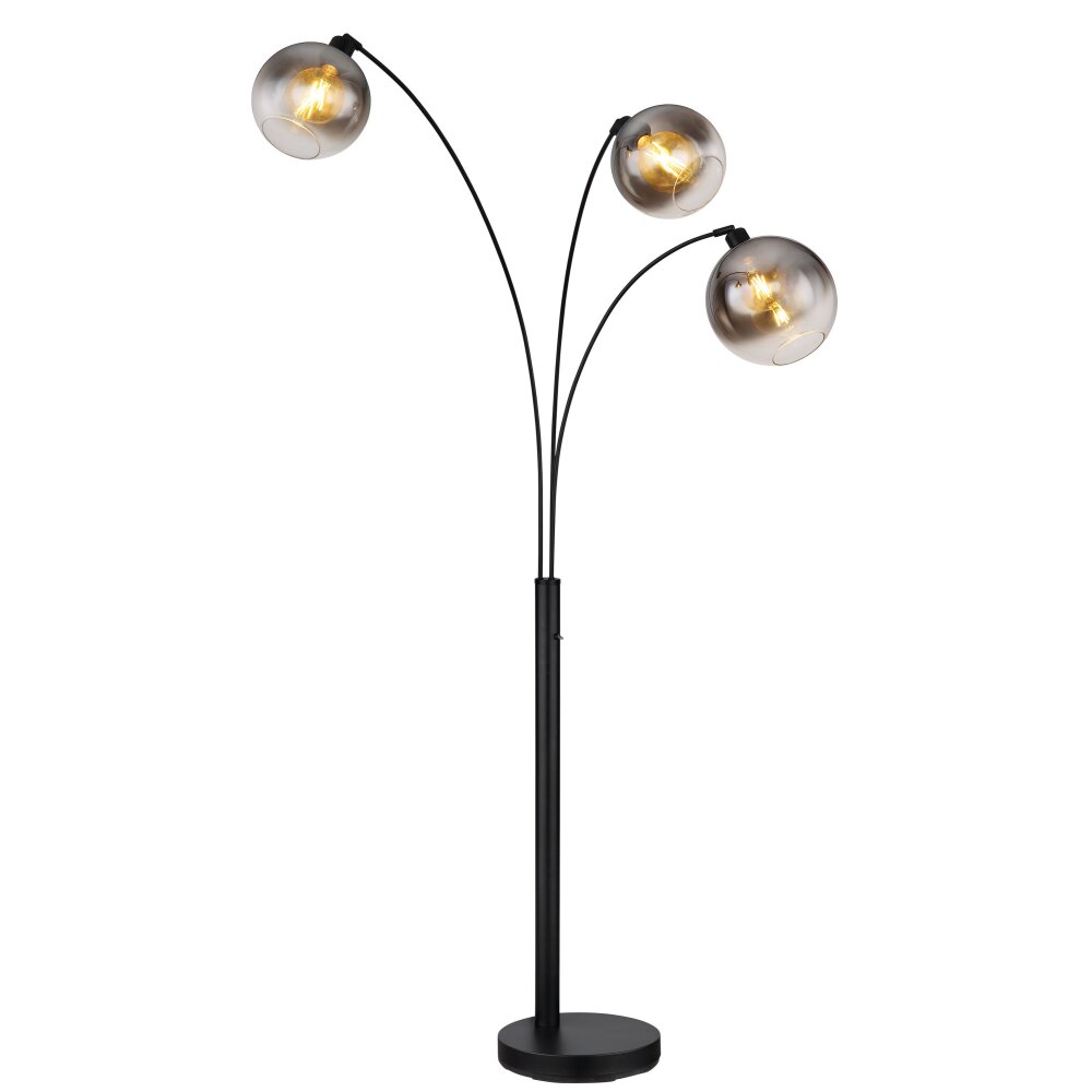 Oświetlenie Globo Newcastle Lampa stojąca Czarny, 3-punktowe main product photo