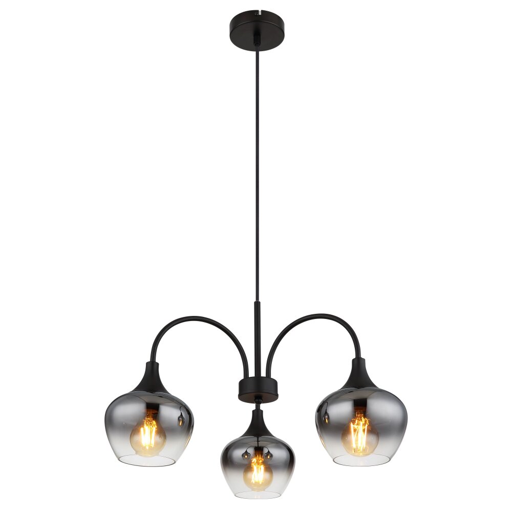 Oświetlenie Globo Maxy Lampa wisząca Czarny, 3-punktowe main product photo