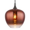 Oświetlenie Globo Maxy Lampa wisząca Chrom, Czarny, 1-punktowy