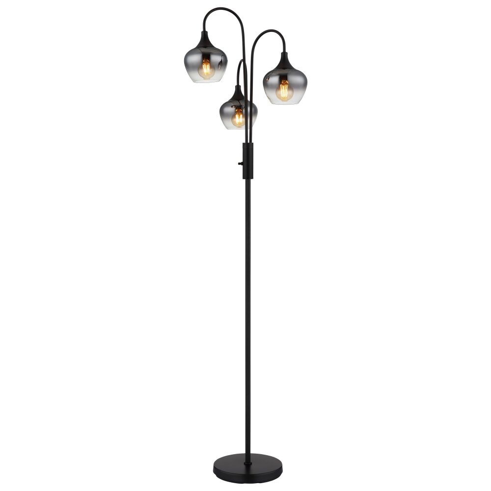 Oświetlenie Globo Maxy Lampa stojąca Czarny, 3-punktowe main product photo