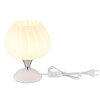 Oświetlenie Globo Maxy Lampa stołowa Chrom, Biały, 1-punktowy