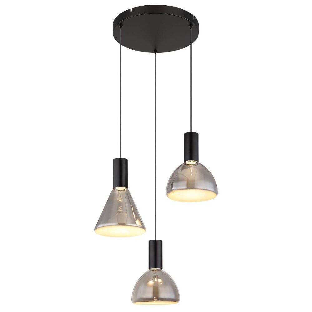 Oświetlenie Globo Labora Lampa wisząca LED Czarny, 1-punktowy main product photo