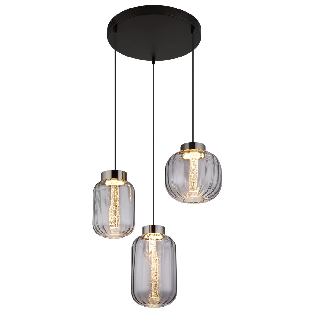 Oświetlenie Globo Fluoro Lampa wisząca LED Czarny, 1-punktowy main product photo