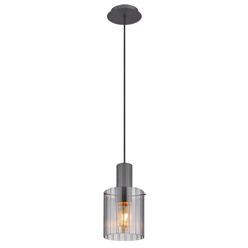 Oświetlenie Globo Tulivar Lampa wisząca Szary, 1-punktowy main product photo