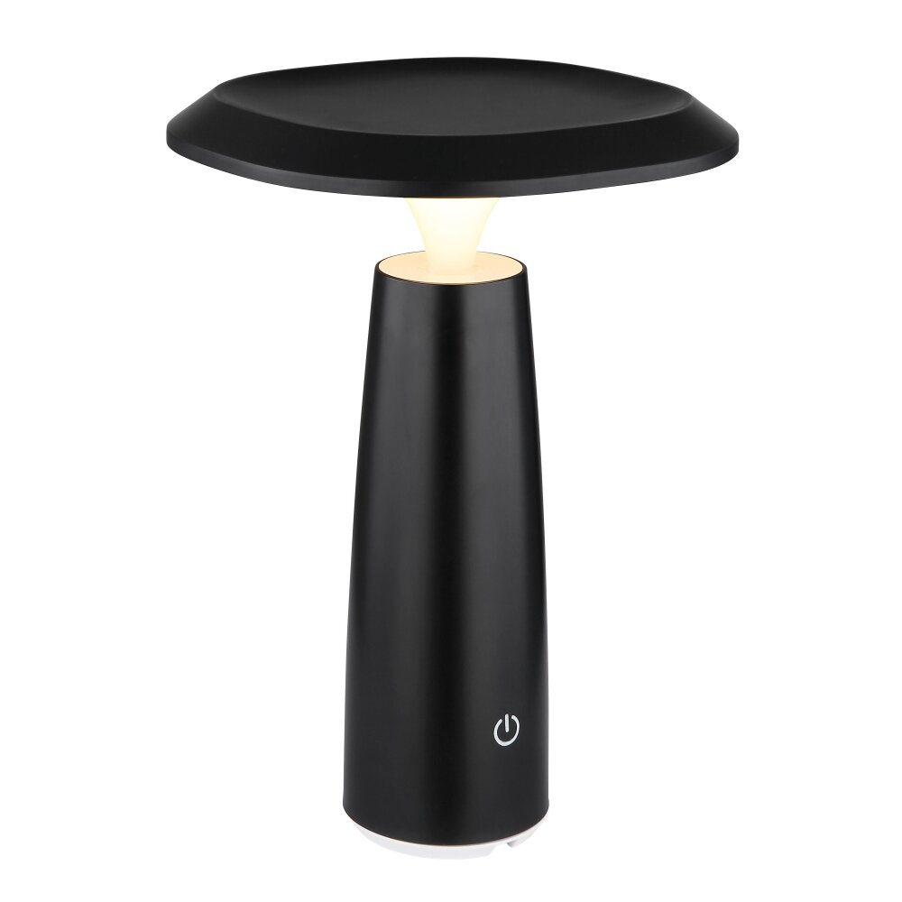 Oświetlenie Globo Bowie Lampa stołowa LED Czarny, Biały, 1-punktowy main product photo