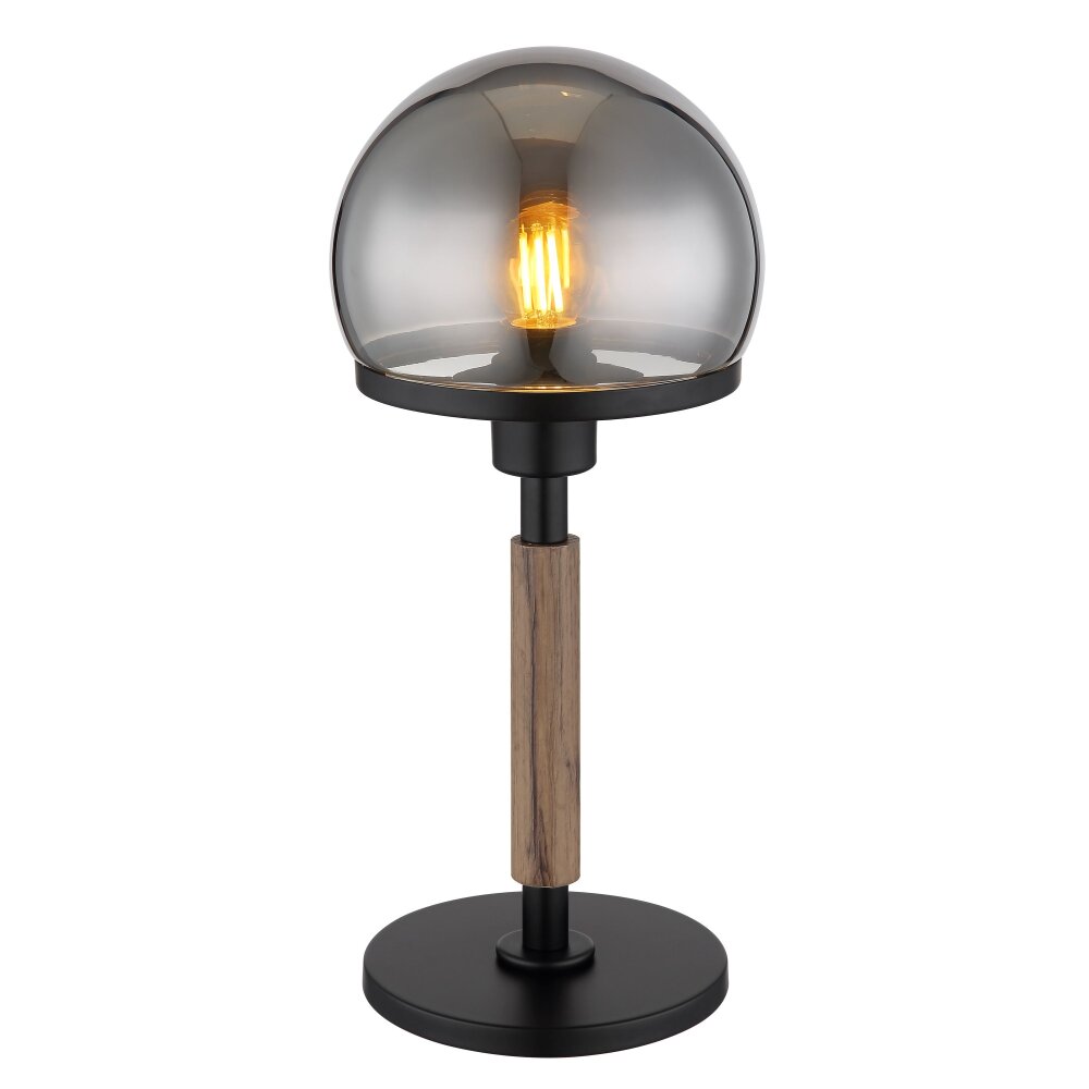 Oświetlenie Globo Haku Lampa stołowa Ecru, Czarny, 1-punktowy main product photo