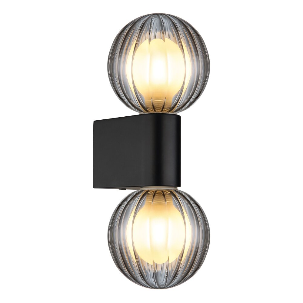 Oświetlenie Globo Ander Lampa ścienna Czarny, 2-punktowe main product photo