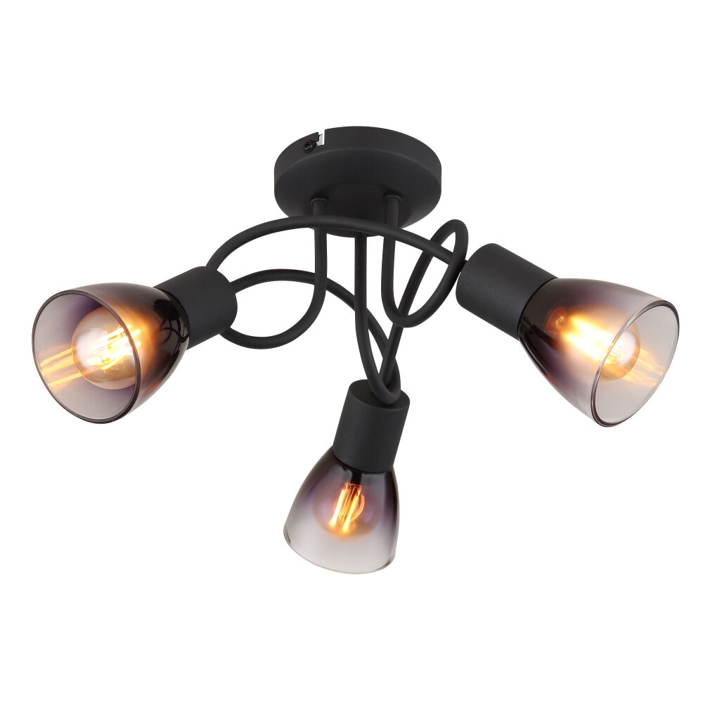 Oświetlenie Globo Satella Lampa sufitowa Czarny, 3-punktowe main product photo