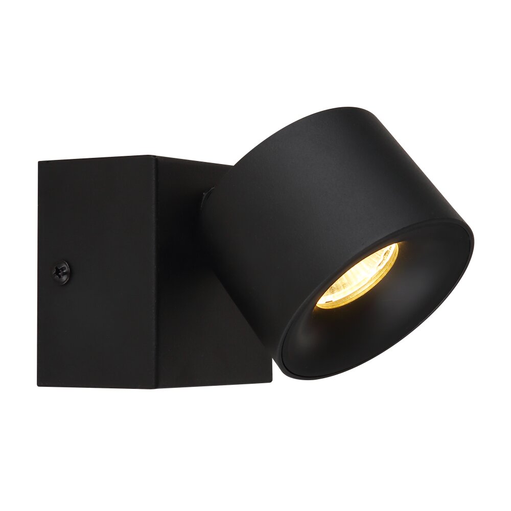 Oświetlenie Globo Rae Lampa sufitowa LED Czarny, 1-punktowy main product photo