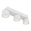 Oświetlenie Globo Rae Lampa sufitowa LED Biały, 3-punktowe