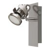 Oświetlenie Globo Verpax lampa sufitowa, spot sufitowy, kinkiet, spot ścienny nikiel matowy, 1-punktowy
