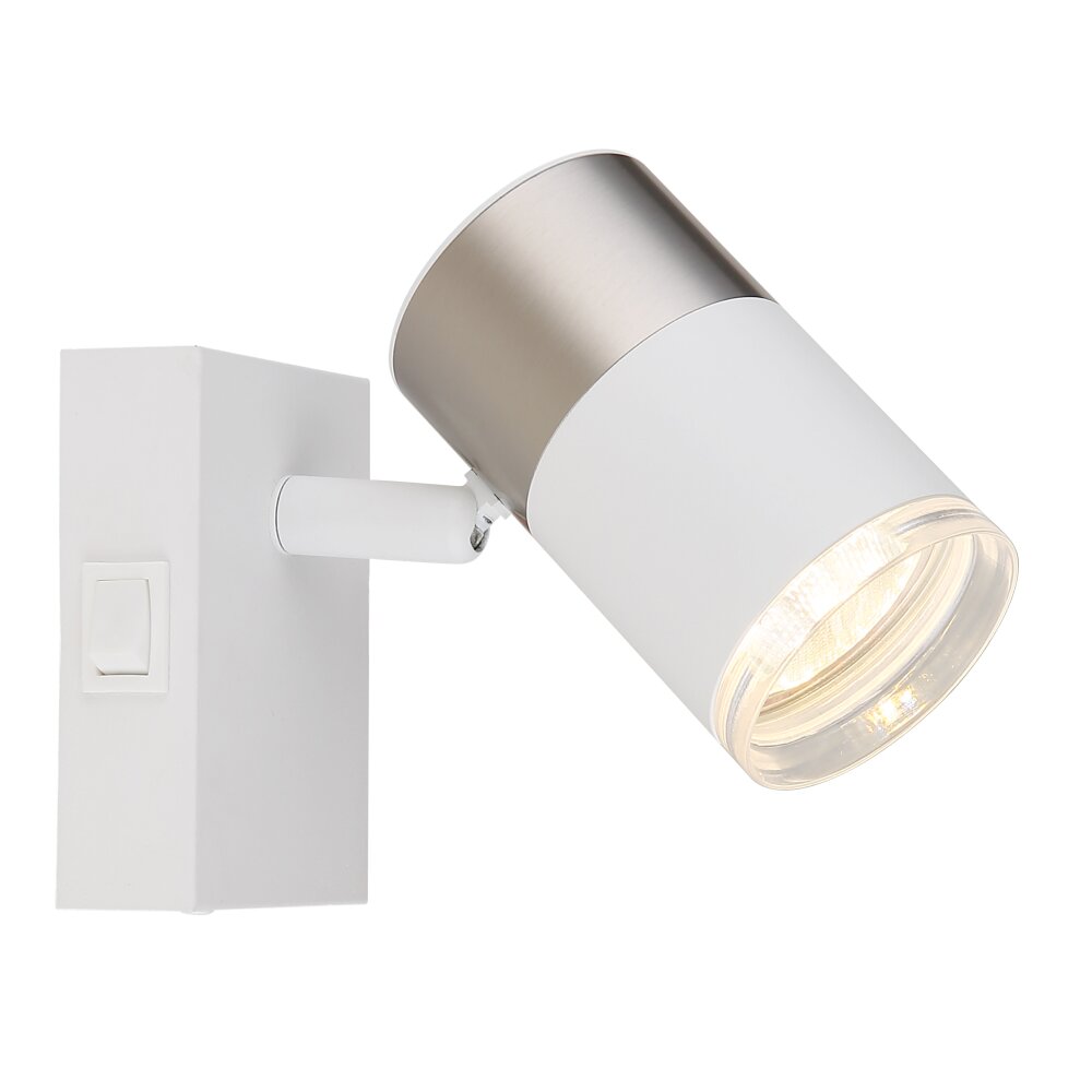 Oświetlenie Globo Brisbon Lampa sufitowa, Spot sufitowy, Lampa ścienna, Spot ścienny Biały, 1-punktowy main product photo