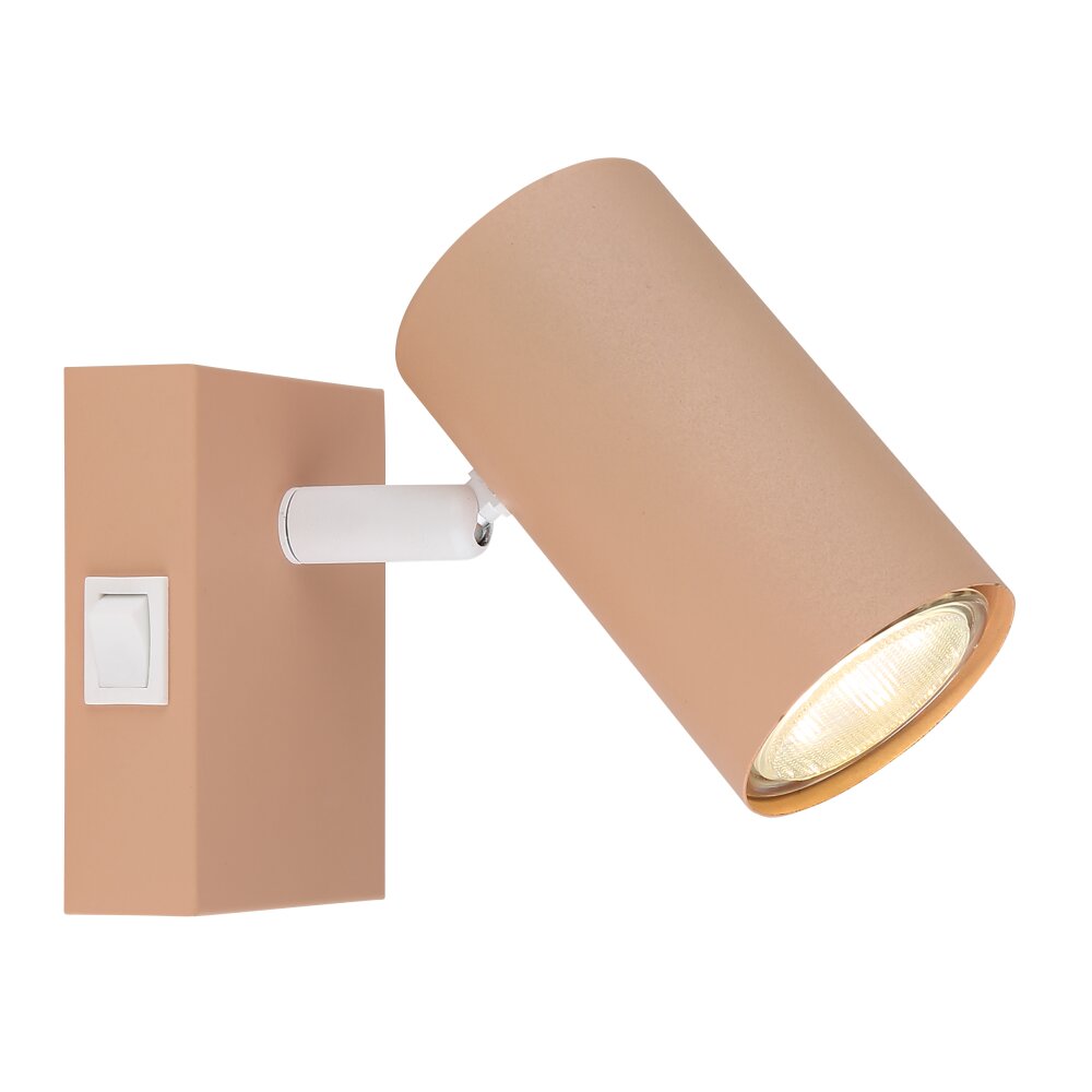 Oświetlenie Globo Robby Lampa sufitowa, Spot sufitowy, Lampa ścienna, Spot ścienny Różowy, 1-punktowy main product photo