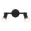 Oświetlenie Globo Matrix Lampa sufitowa, Spot sufitowy, Lampa ścienna, Spot ścienny Czarny, 2-punktowe