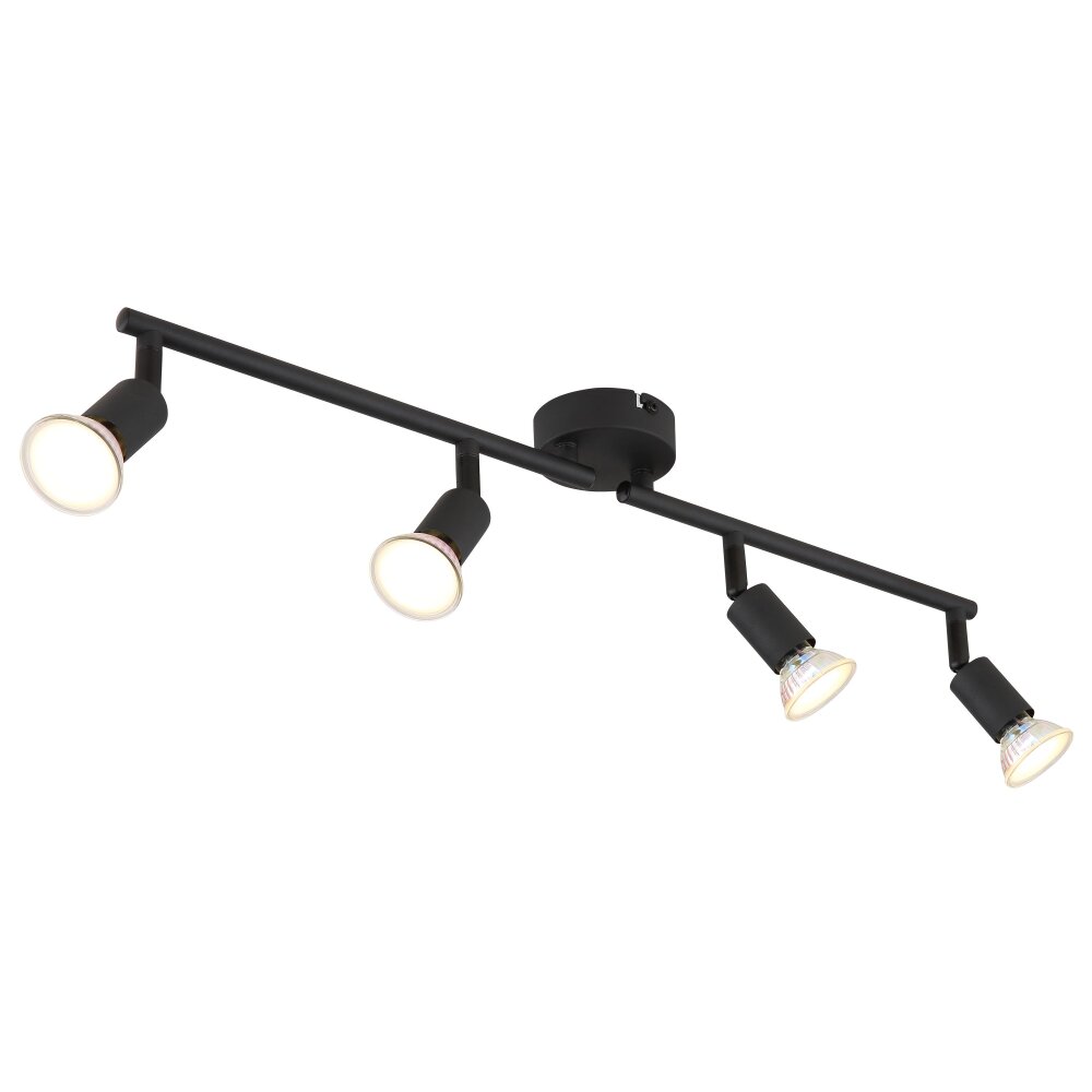 Oświetlenie Globo Matrix Lampa sufitowa, Spot sufitowy, Lampa ścienna, Spot ścienny Czarny, 4-punktowe main product photo