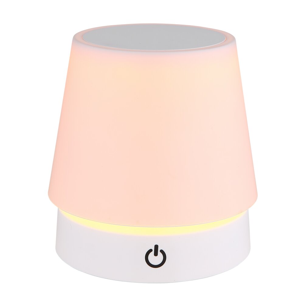 Oświetlenie Globo Carlos Lampa stołowa LED Chrom, Biały, 1-punktowy main product photo