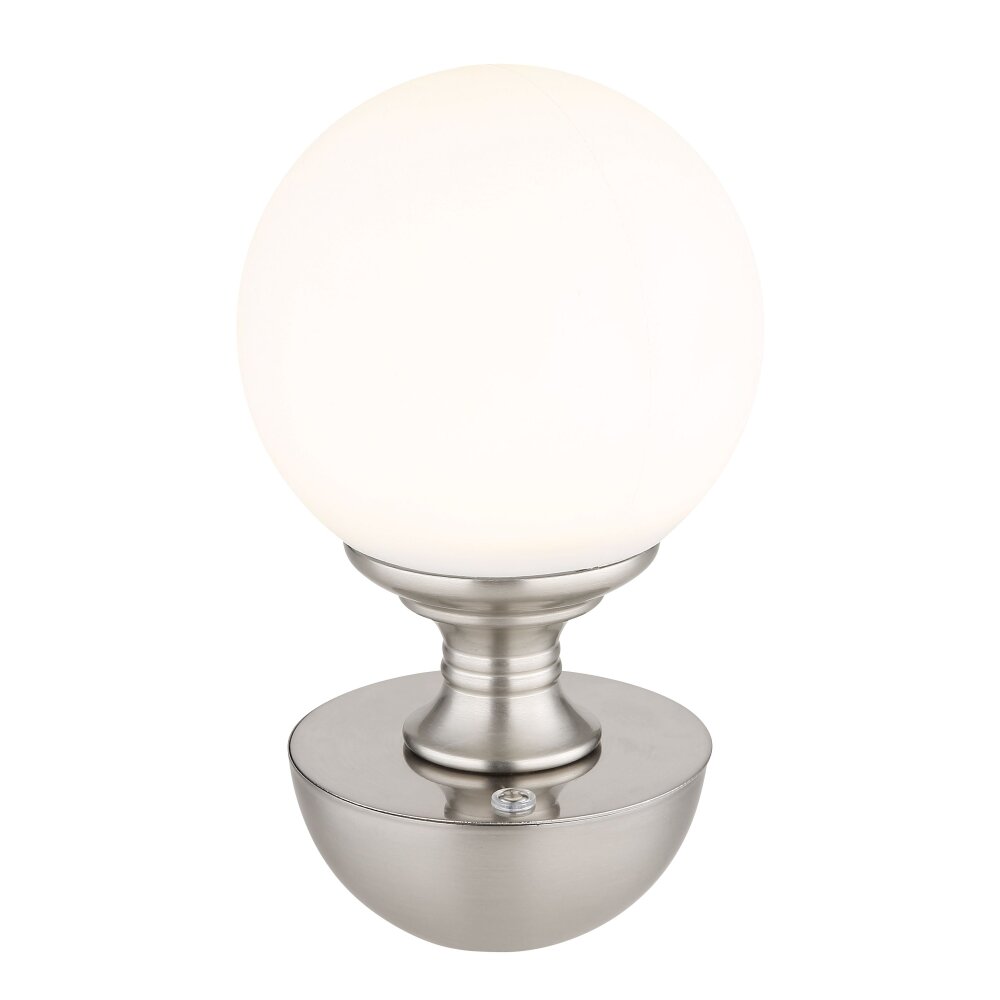 Oświetlenie Globo Tabina Lampa stołowa LED Nikiel matowy, 1-punktowy main product photo