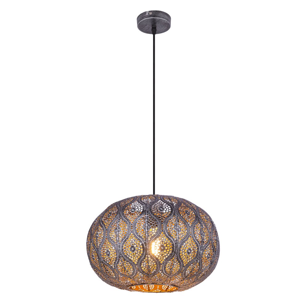 Oświetlenie Globo Solera Lampa wisząca Srebrny, 1-punktowy main product photo