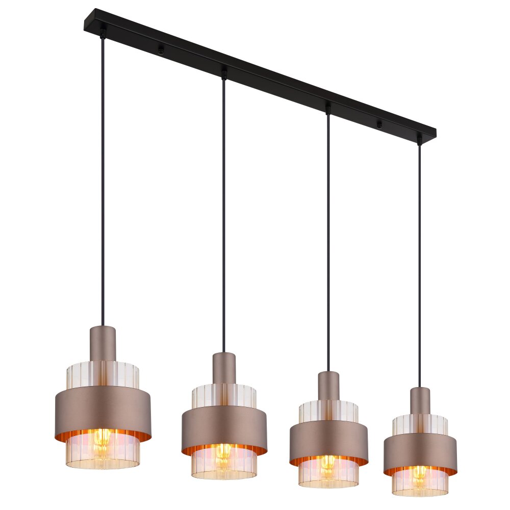Oświetlenie Globo Milley Lampa wisząca Czarny, 4-punktowe main product photo