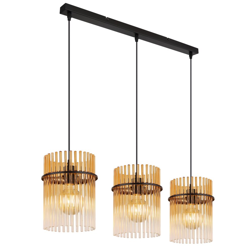 Oświetlenie Globo Gorley Lampa wisząca Czarny, 3-punktowe main product photo